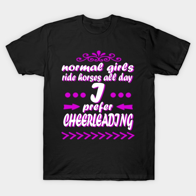 Cheerleaders Base Sports Girls Team T-Shirt by FindYourFavouriteDesign